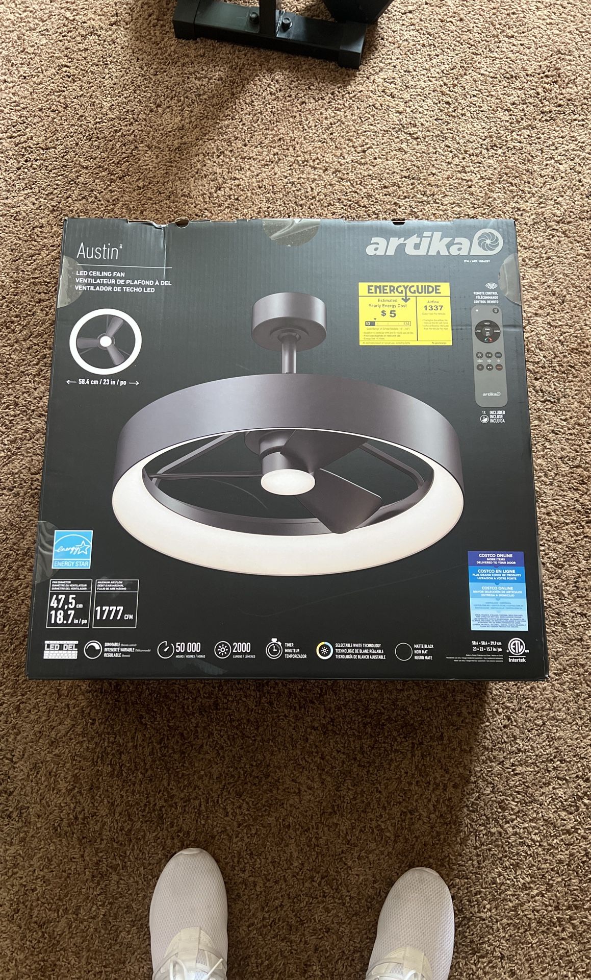 Artika Austin LED Ceiling Fan