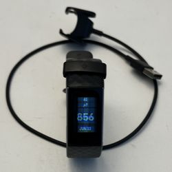 Fitbit Charge 3 Fitness Activity Tracker Heart Rate Monitor S & L Black
