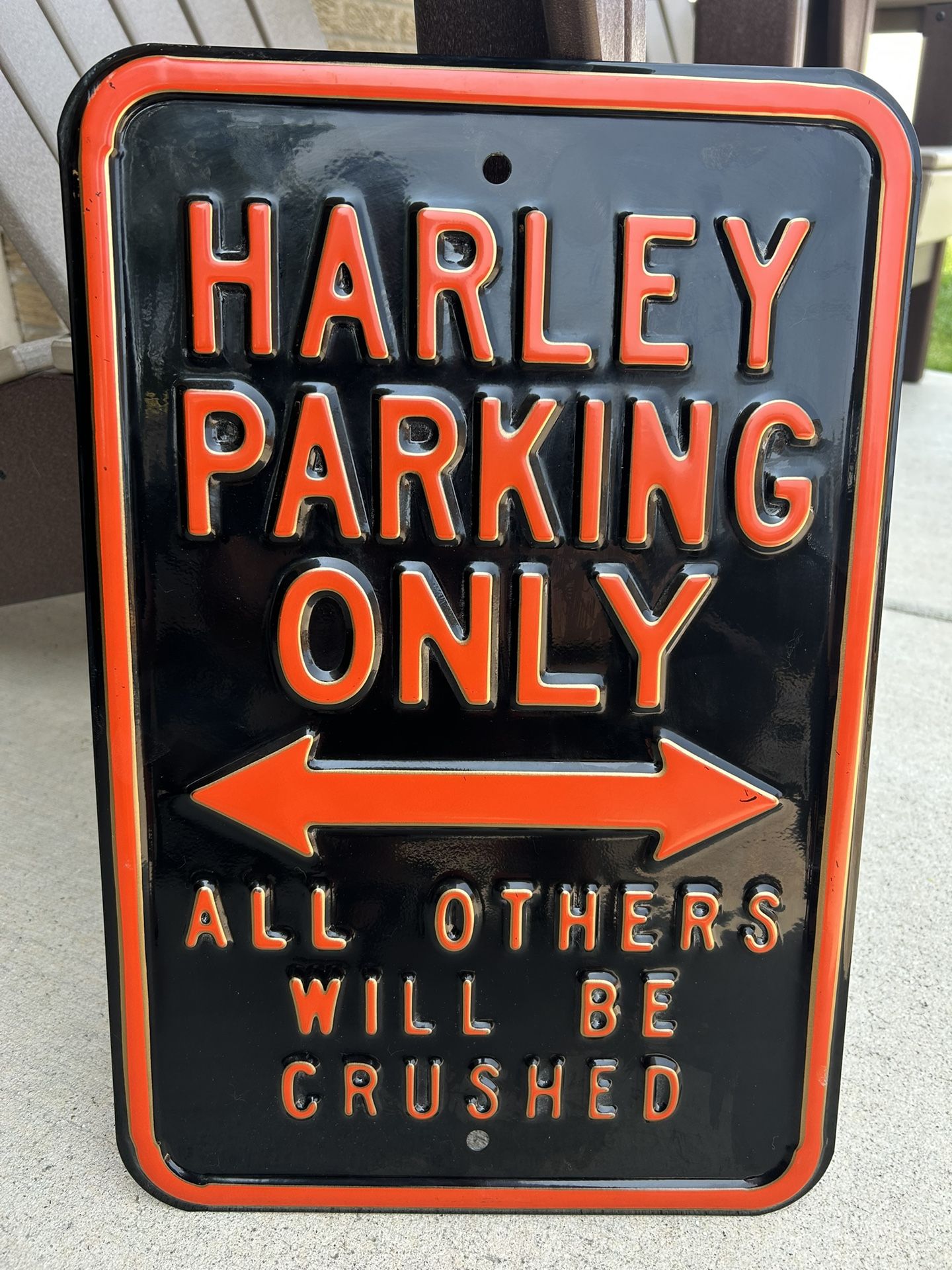 Metal Harley Davidson Sign