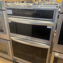 LG Microwave and wall oven combo