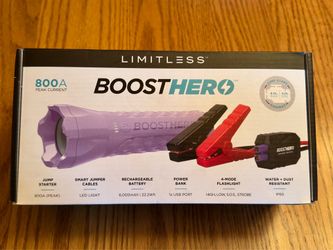 Boost Hero Portable Vehicle Jump Starter/Flashlight/PowerBank