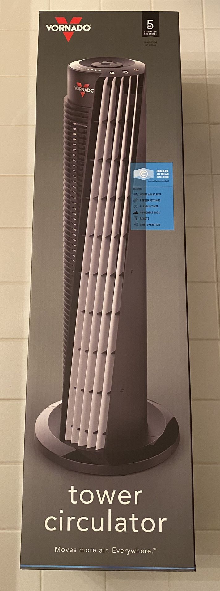 Vornado 32” Tower Air Circulator (Model 154)