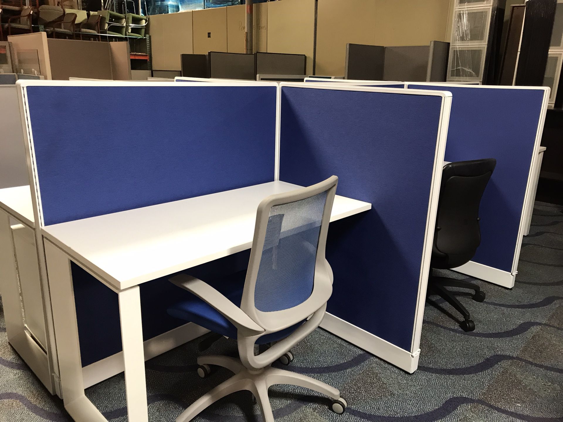 Cubicles, Chairs, Computers and other Office equipment
