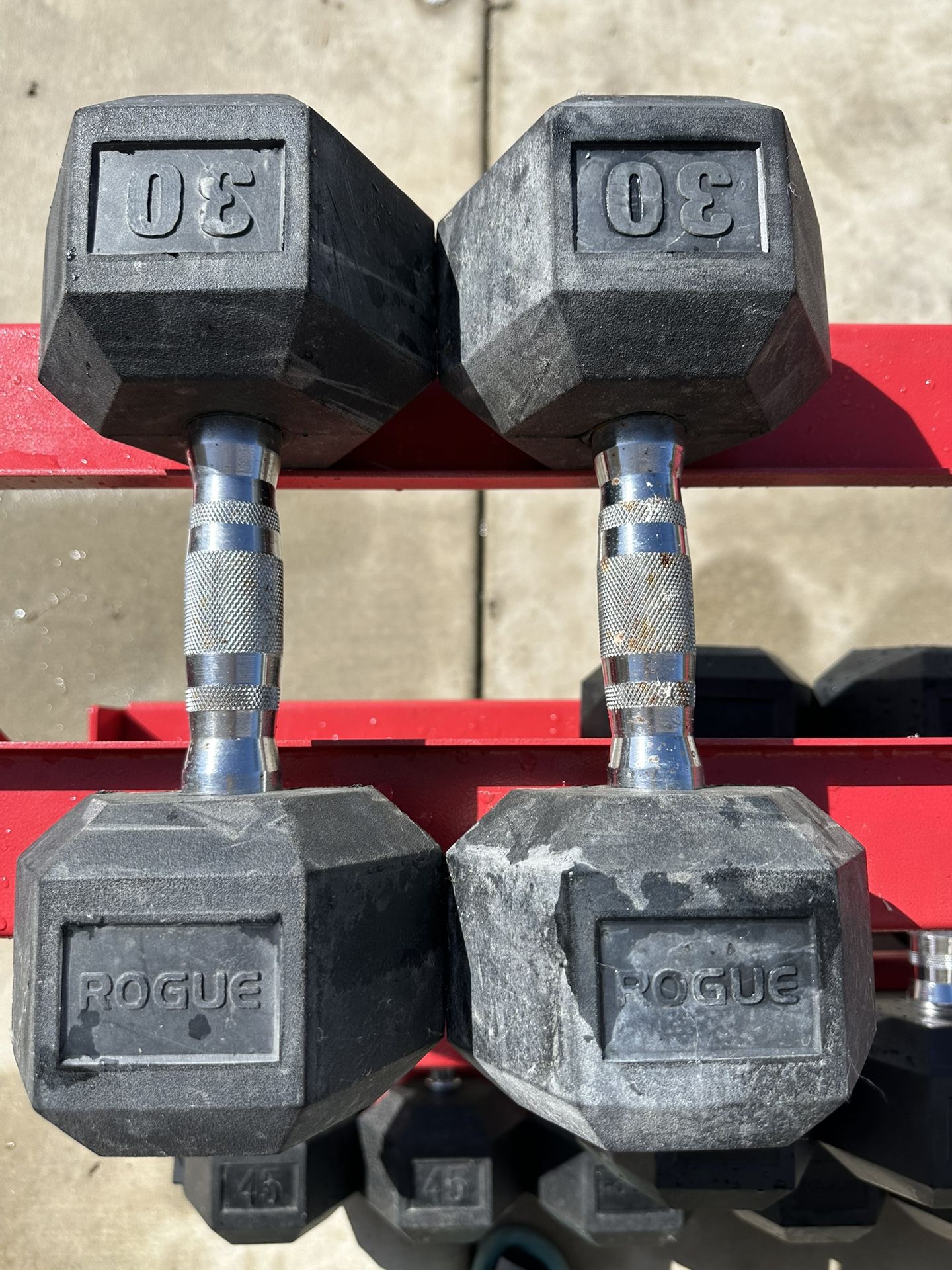 Rogue 30 Lb Dumbbells