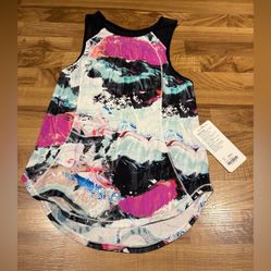 Lululemon Sculpt Tank Size 4 Pigment Wave Multi / Black