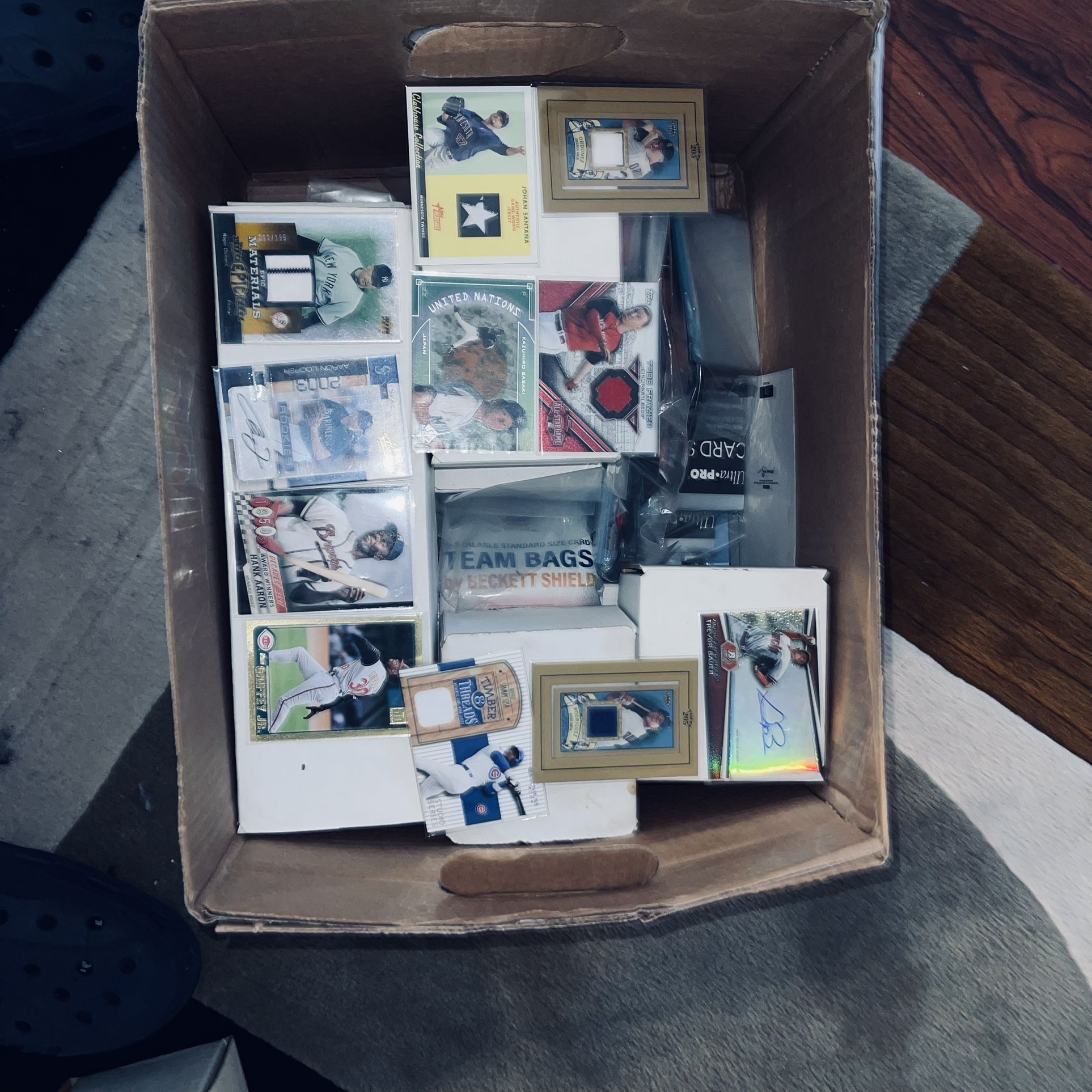 Jersey Cards, Autographs, Numbered Baseball Cards- Set Of 11