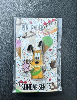 Ghirardelli Disney Store Exclusive Pluto Sundae Traders Delight Pin LE 400 PCS