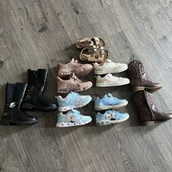 Different Pair Of Shoes Sizes 8, 9, And 10 