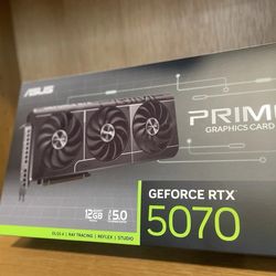 ASUS Prime RTX 5070 gpu
