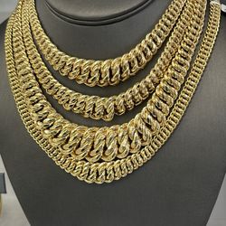 Gargantillas Princesas 10k De Diferentes Grosores