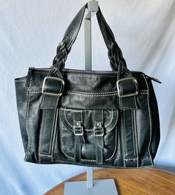 Fossil Soft Leather Black Bag Satchel