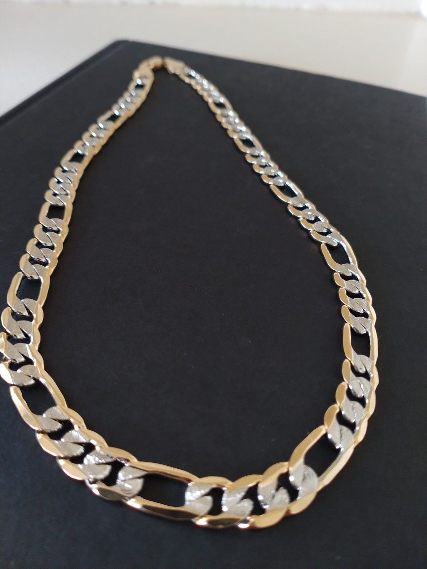 Gold 18k Figaro Necklace Chain