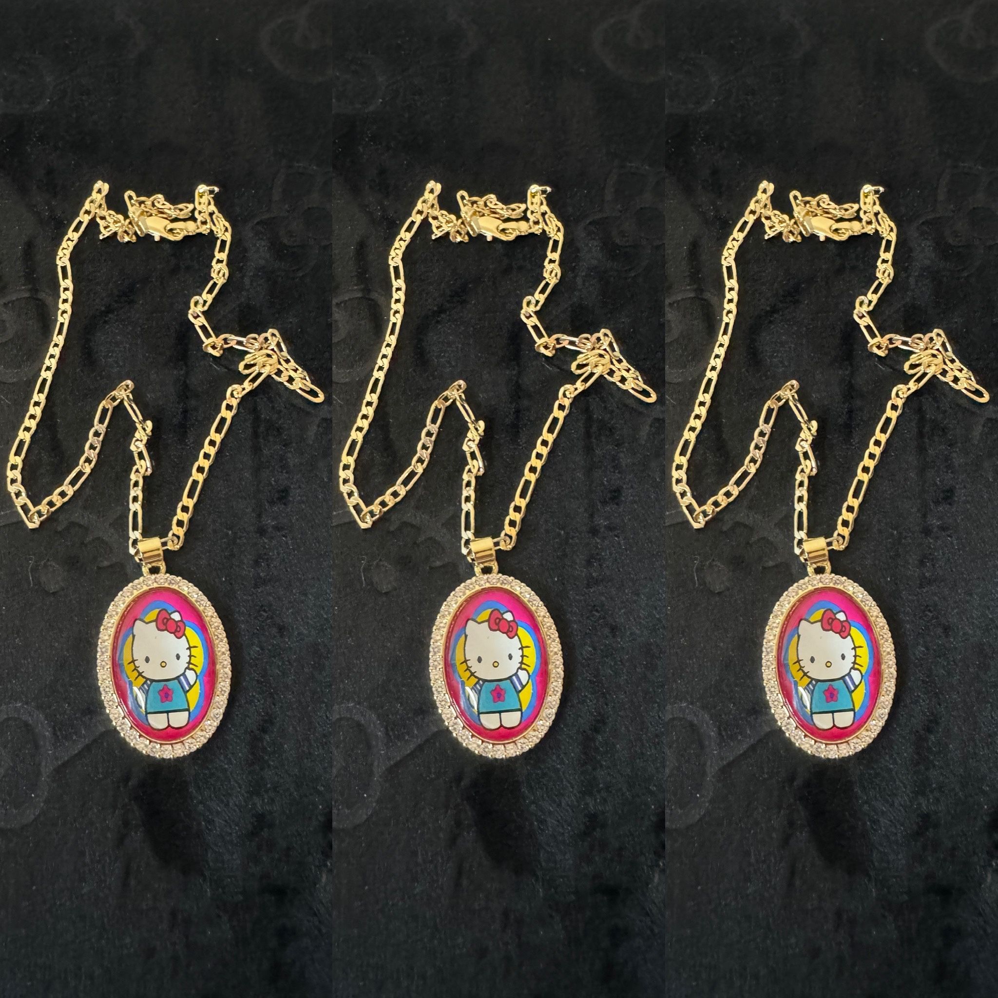 Hello Kitty Gold Plated Necklace