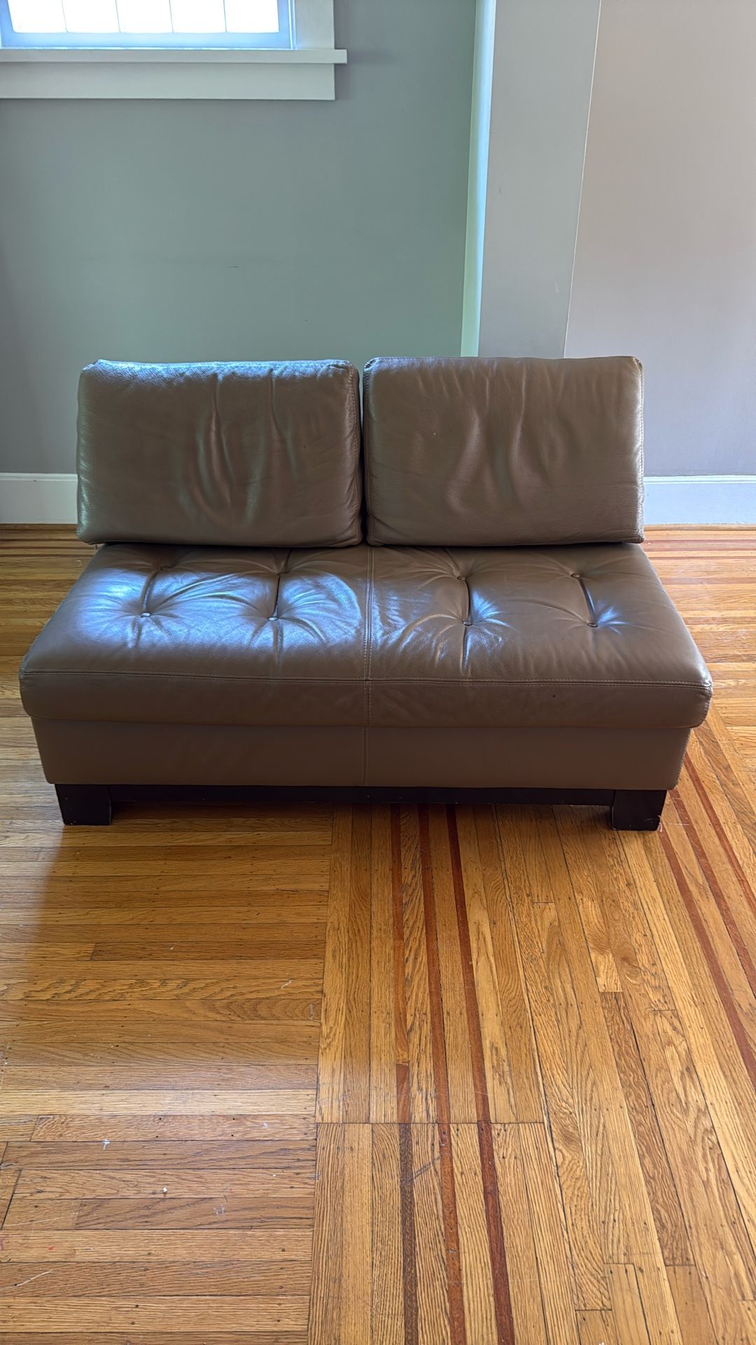 FREE Mocha Colored Love seat Sofa