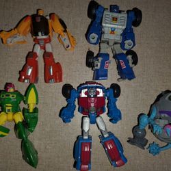 Transformers Lot Of 5 Action Figures
