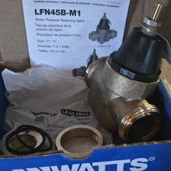 (PRICE REDUCED) 1" Water Pressure Reducing Valve W/threaded Tailpiece Kit 