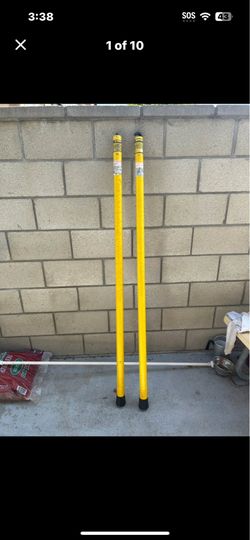 Hasting stick for heights