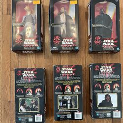 Star Wars Episode 1, (6) 12” Figures (NIB)