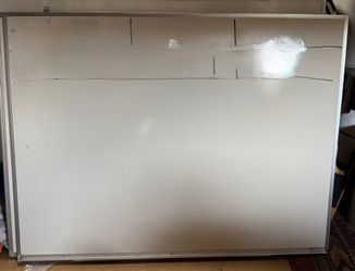 Dry erase board 38 x 48