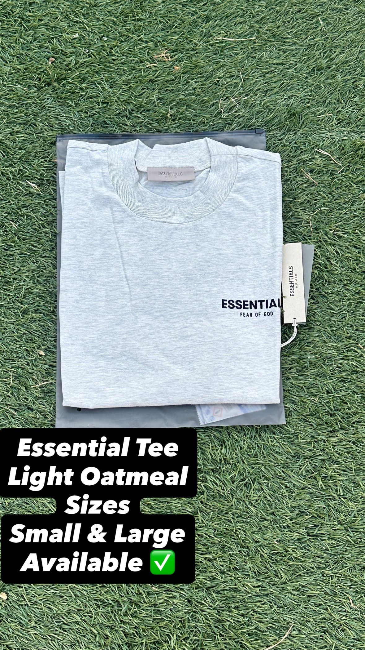 Essential Light Oatmeal Tee
