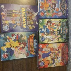 Digimon DVD Collection - Seasons 1 to 5 (Read Description!!!)