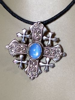 900 Silver Jerusalem pendant