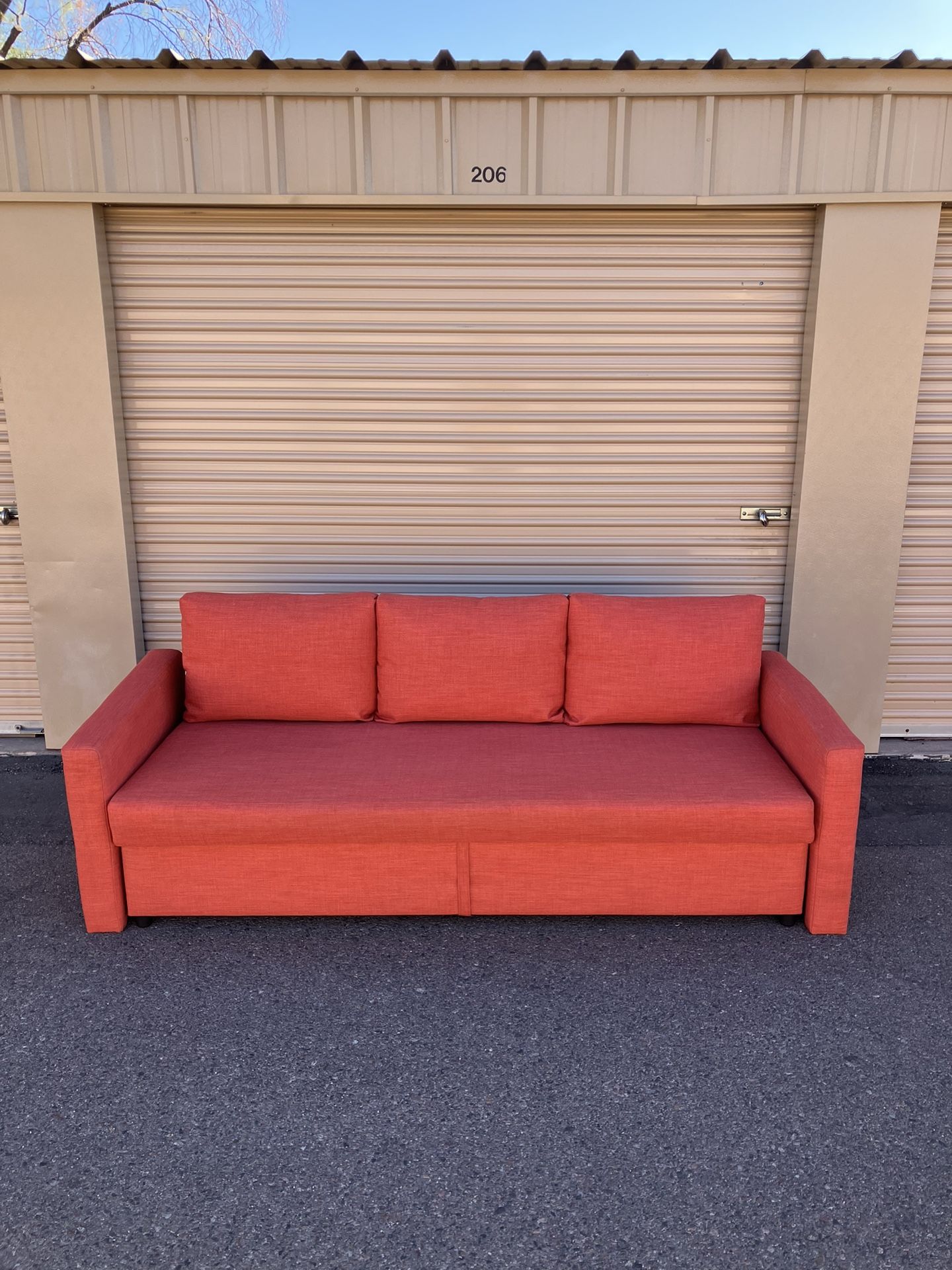 FREE DELIVERY Red Sleeper Sofa 