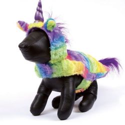 Zack And Zoey Rainbow Unicorn Dog Costume Large