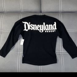 New Disneyland Resort Spirit Jersey Medium Adult Shirt Black Disney