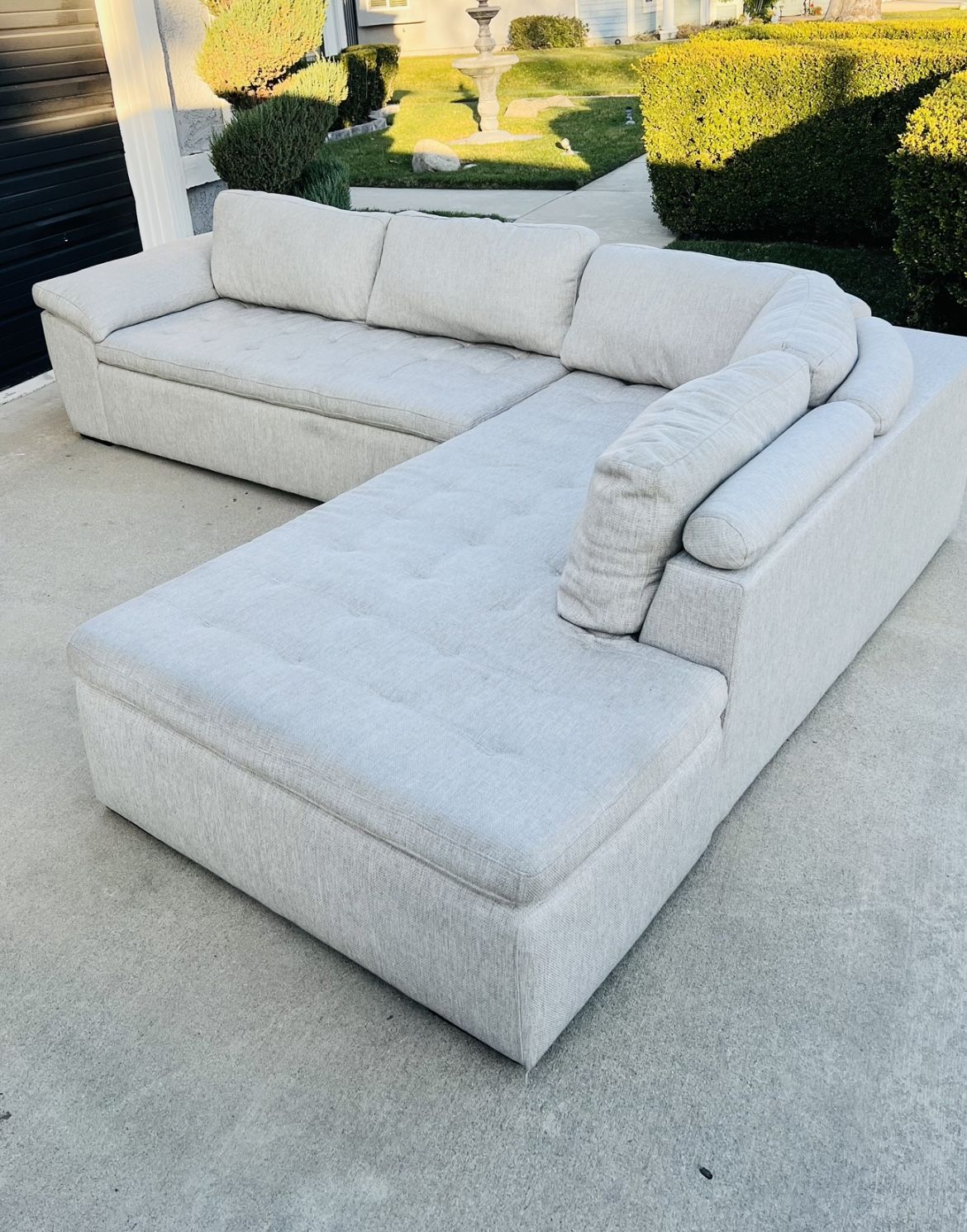 Scandinavian Designs Plummers Furniture Grey Couch L Shape