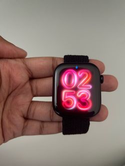 Apple Watch Series 11 (46mm) – Jet Black Aluminum Case with Black Sport Band .