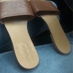Flat Slip On Sandals 
