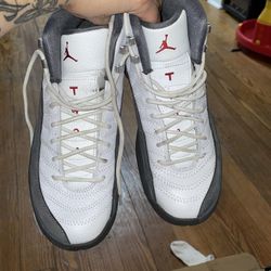 Grey 12s Jordans 