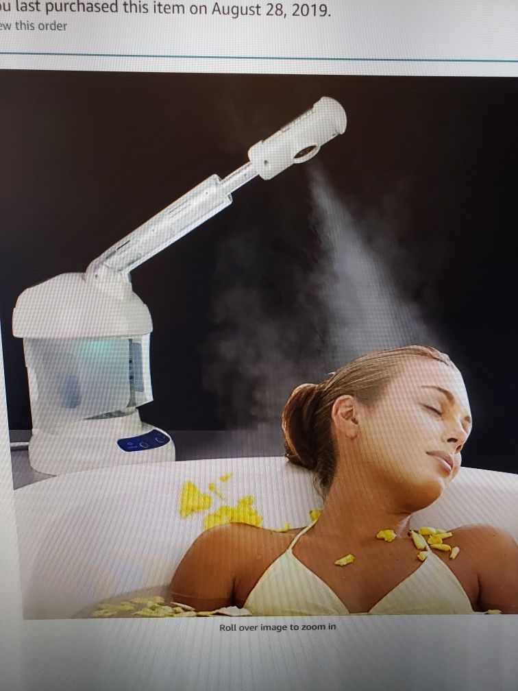 Facial steamer for facials