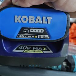 Kobalt 40V battery and charger