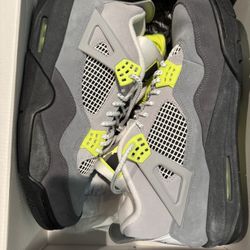 Air Jordan 4 Retro “SE 95 Neon” Size 13 Men’s OG ALL