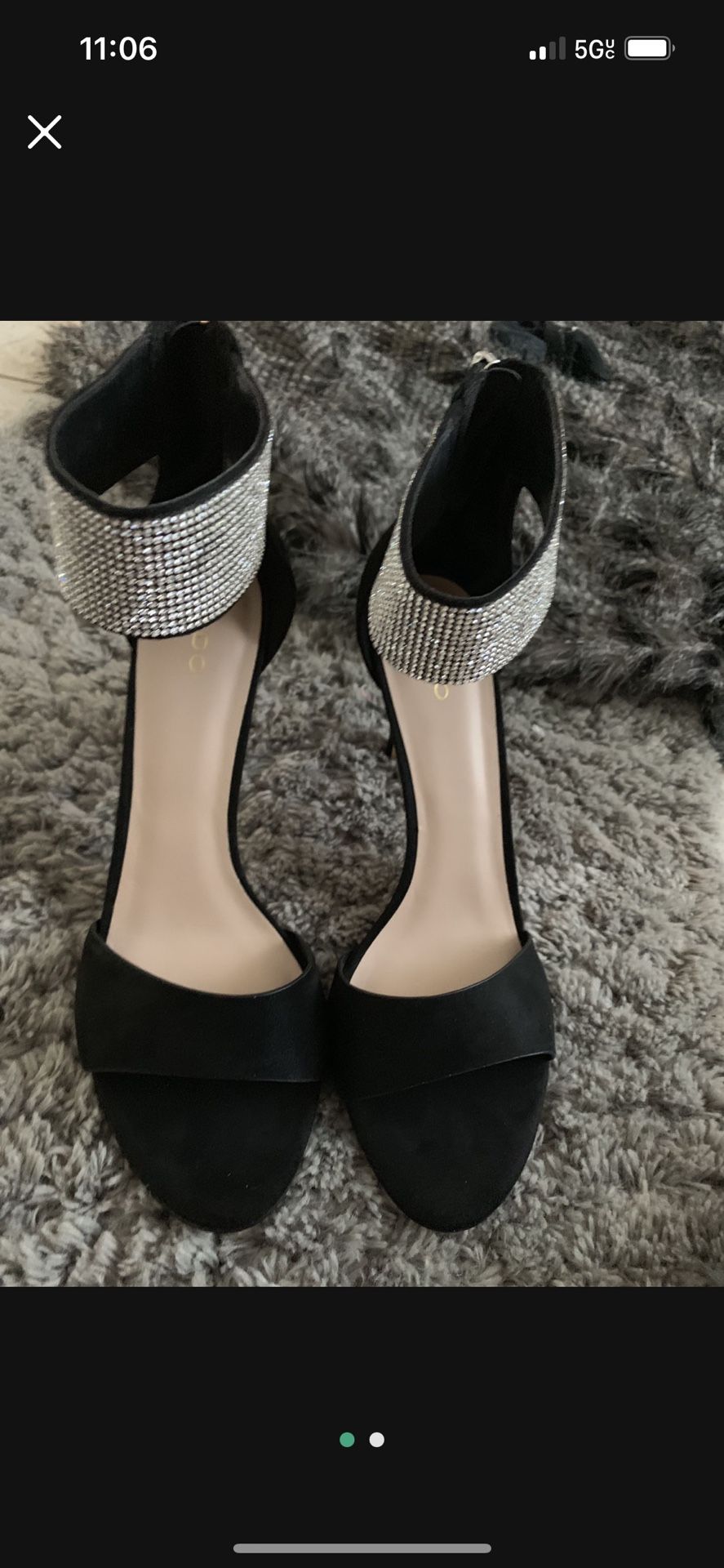 Aldo Black Diamond Heels