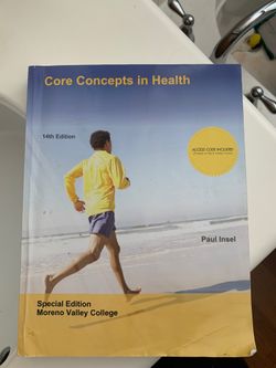 Moreno Valley College / textbook health