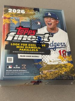 2026 Topps Finest MLB Baseball Mega Box!!! Look For Shohei Ohtani Cards!!!
