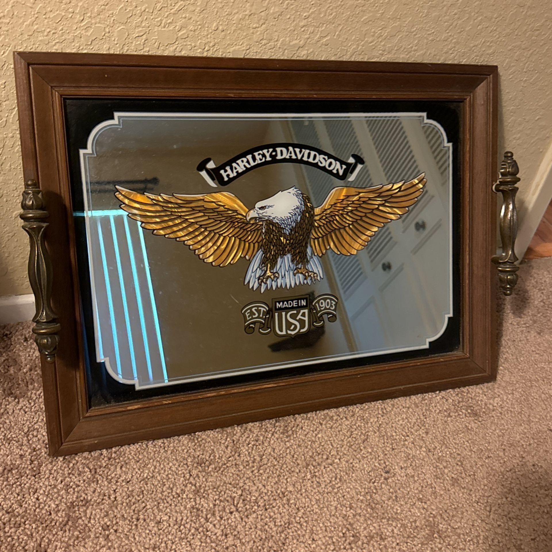 Harley Antique Mirror