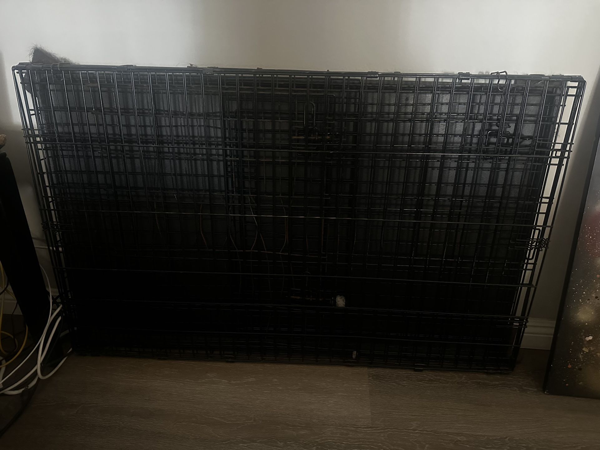 48” Double Door Dog Crate