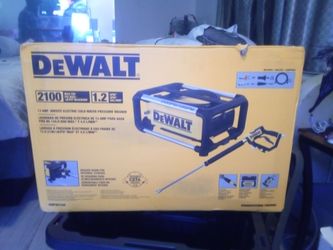 DeWalt pressure washer