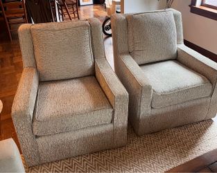 Custom luxury swivel chairs