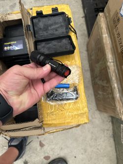 Clip Tactical Flashlight Rechargeable