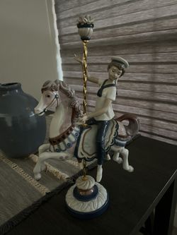 Boy On Carousel Horse Lladro #1470