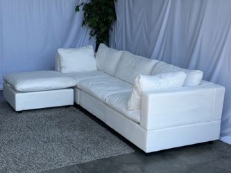 Brand new white cloud sectional couch