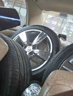 Chrome set of gs350 wheels