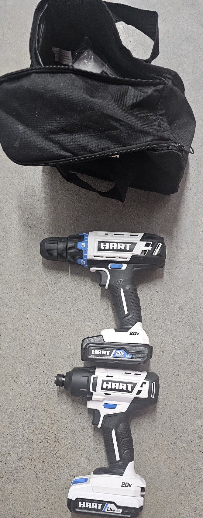 Hart 20V Drill/Driver And Impact Driver