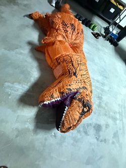 Inflatable T-Rex Dinosaur Costume as is