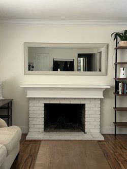 Big Wall Farmhouse Style Mirror